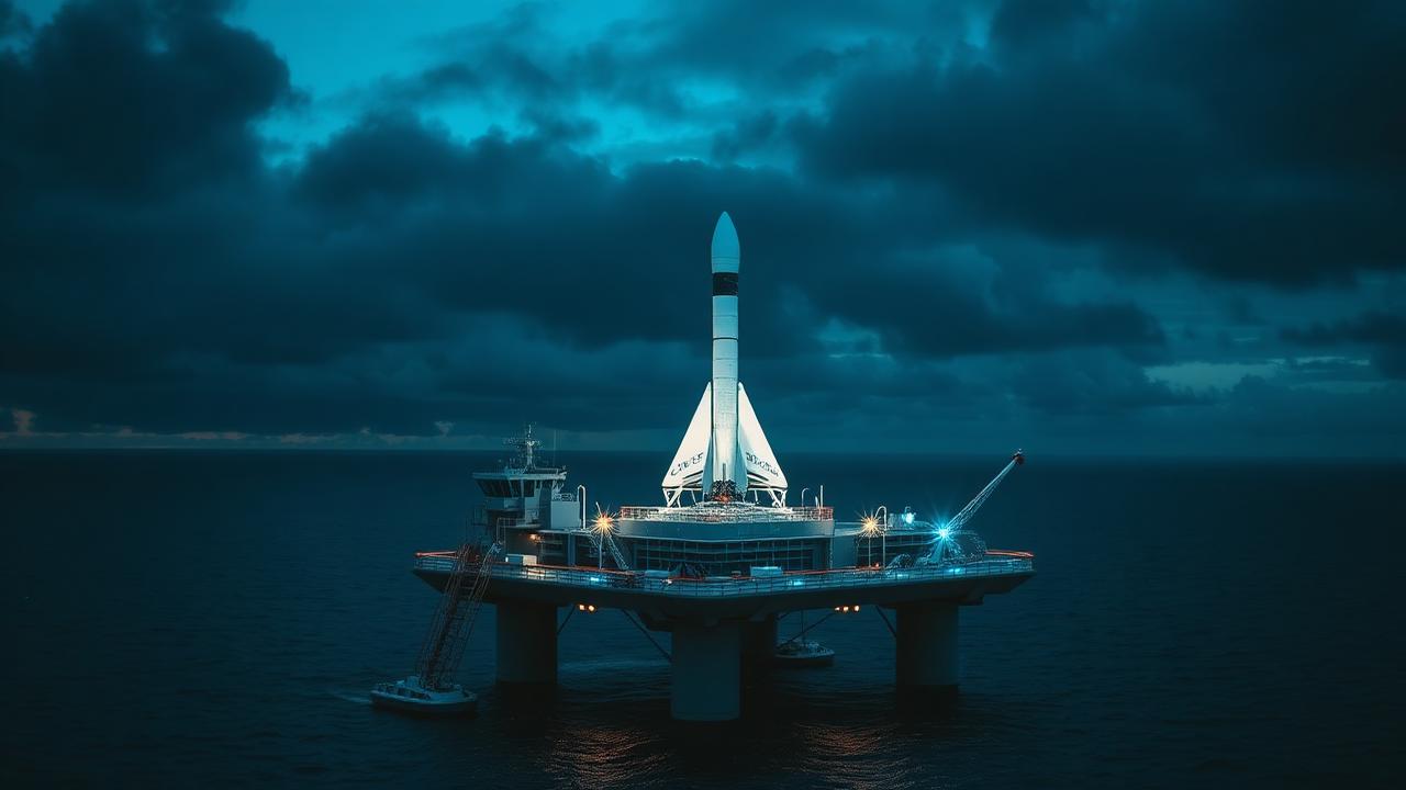 Offshore launch platform concept